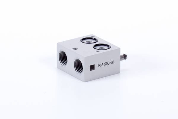 Placa capat - stanga, sistem modular placi - distribuitoare 3/2