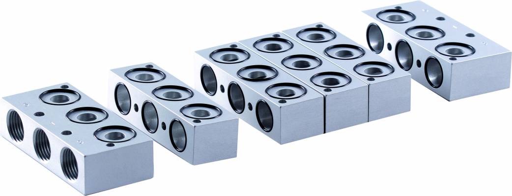 Placa capat - dreapta, sistem modular de placi pentru distribuitoare 5/2 si 5/3, tip R-5-803