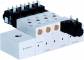 Pozitie individuala cu izolare distribuitor, sistem modular placi - distribuitoare 5/2 si 5/3