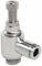 Drosel metalic bidirectional cu filet exterior G 1/8 si cupla push-in 8 mm