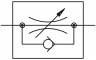Drosel traseu - cuple push-in