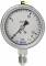 Manometru cu glicerina, complet inox, atac radial