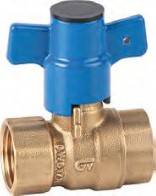 Robinet drept antifrauda, filete interioare G 3/4&QUOT;, maner aluminiu