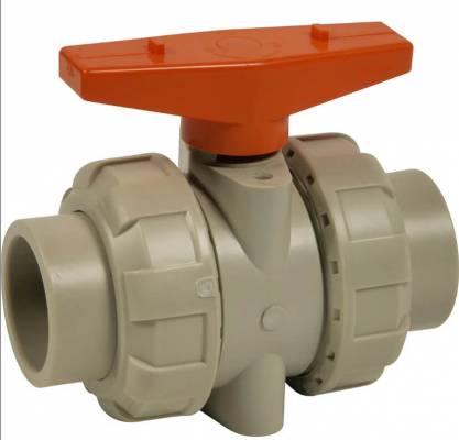 Robinet cu bila, conexiuni prin lipire, 20 mm, garnituri FKM, polipropilena, PN 10