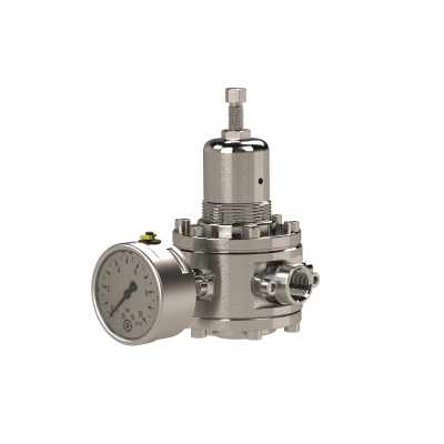 Regulator presiune din Inox, nereversibil, G 1/2, 2800 l/min, 1-15 bar, max. 50 bar