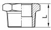 Reductie cu filet exterior R 1&QUOT; - interior Rp 3/4&QUOT;, inox AISI 316