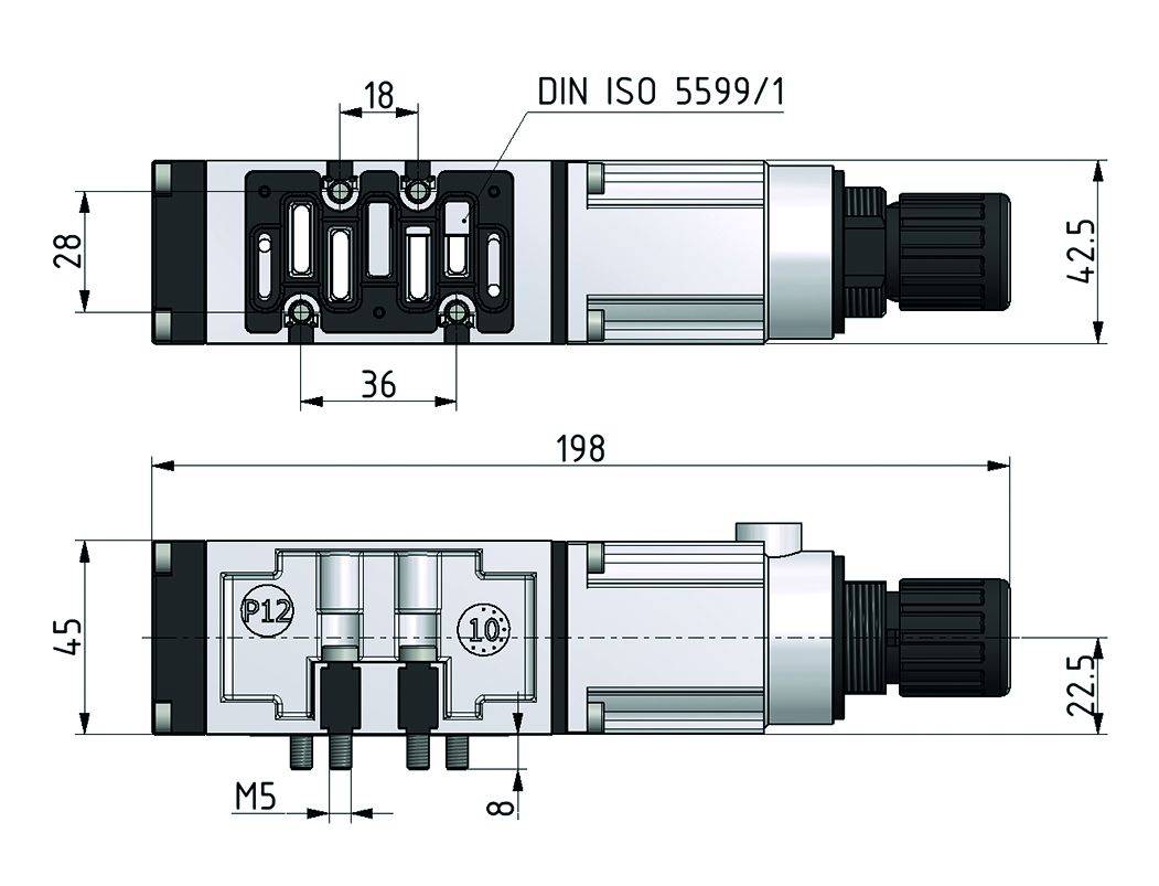 Regulator presiune ISO1