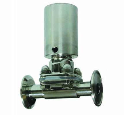 Robinet cu diafragma, actionat pneumatic, conex. sanitare 2&QUOT;