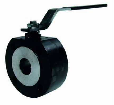 Robinet cu bila, tip wafer, orificiu complet, flanse PN 16, 1&QUOT;