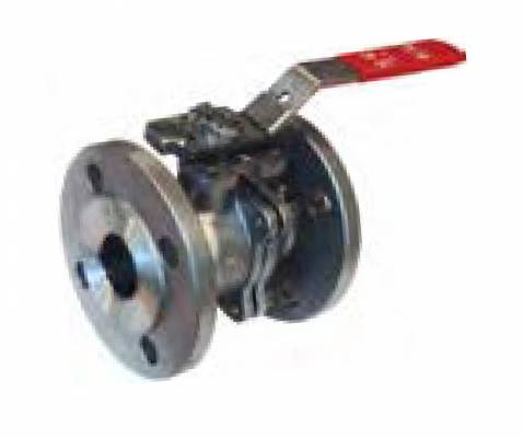 Robinet cu bila, flansa, corp SPLIT, INOX