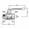 Robinet cu bila pentru conditii grele tip LKH, control manual si filet G/R 1 1/2&QUOT; interior-exterior, PN 80