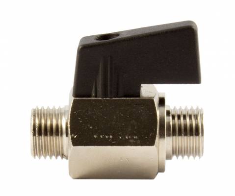 Robinet cu bila, maneta scurta, filet exterior - mini
