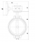 Robinet fluture tip Lug, operare cu roata, scaun EPDM, flanse PN 10/16, 3&QUOT; (DN80)