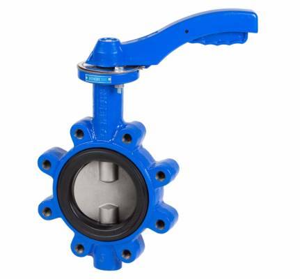 Robinet fluture tip Lug, scaun NBR, flanse PN 10/16, 4&QUOT; (DN100)
