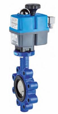Robinet fluture, tip lug, flanse PN 10/16, actuator electric, 2 1/2&QUOT;