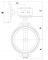 Robinet fluture Wafer, disc din inox, scaun NBR, operare cu roata, flanse PN 16 & ANSI 150, 2 1/2&QUOT; (DN65)
