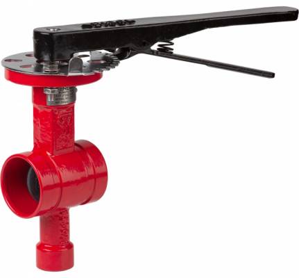 Robinet fluture cu capete canelate, DN 150, 300 psi