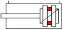 Cilindru standard dubla actiune magnetic cu amortizare, Ø160-320