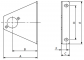 Suport fixare pentru regulatoare, filtre regulatoare, filtre, din inox, G 1/2&QUOT; si G 3/4&QUOT;