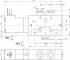 Distribuitor 5/2 electric, monostabil, montaj in linie tip MD