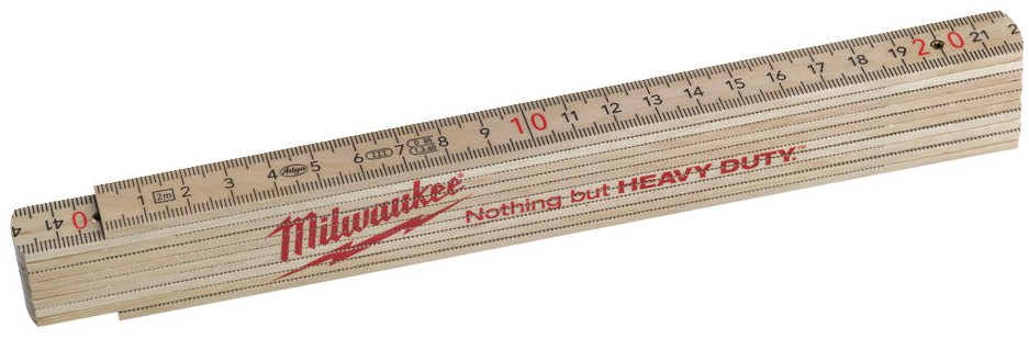 Metru de tamplarie subtire, din lemn 2 m - Milwaukee