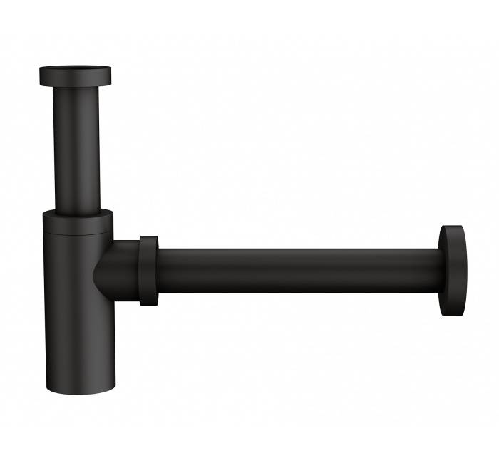 Sifon negru 1 1/4&QUOT; pt. bideu si lavoar