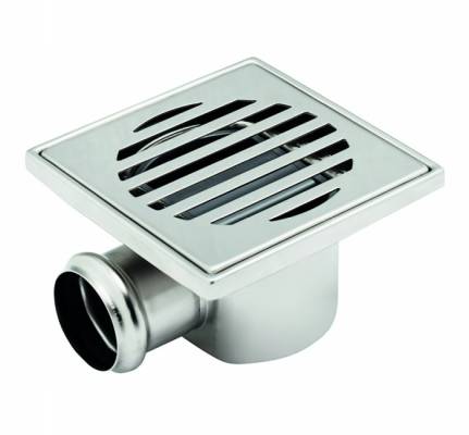 Scurgere din inox cu sifon 15x15