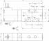 Distribuitor 5/2 electric, monostabil, montaj in linie tip MD