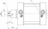 Cilindru standard dubla actiune magnetic cu amortizare, Ø160-320