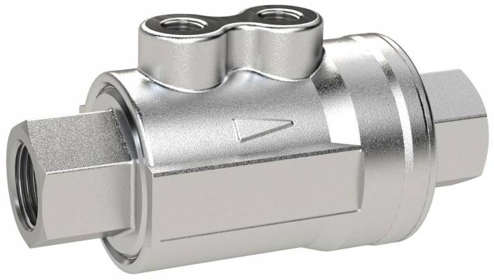 Ventil retinere actionare pneumatica NO, simpla actiune, NBR, RP 3/4&QUOT;