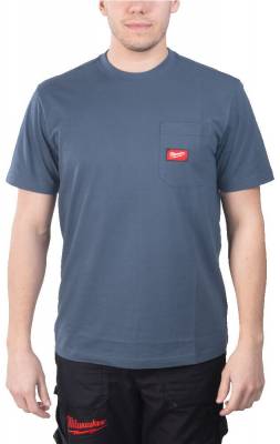 Tricou lucru - marimea XL - albastru