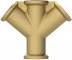 Ramificator cu 4 filete interioare G 1/2&QUOT;, alama