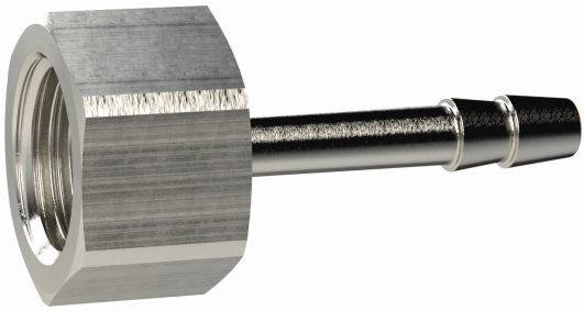 Adaptor furtun 32 mm cu filet interior G 1&QUOT;, alama nichelata