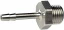 Adaptor furtun 38mm cu filet exterior G 1 1/2&QUOT;, alama nichelata