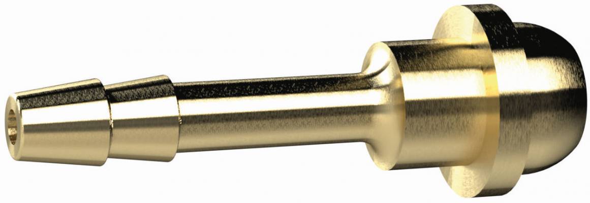 Adaptor furtun 6mm cu conexiune tip bila, pt. piulita G 1/4&QUOT;, alama