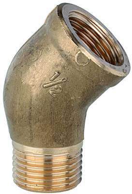 Conector 45° cu filet interior G 1&QUOT; - exterior G 1&QUOT;, alama