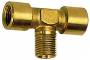 Conector T cu 2 filete interioare G 1&QUOT; si 1 filet exterior R 1&QUOT;, alama