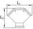 Ramificator cu 4 filete interioare G 1/2&QUOT;, alama