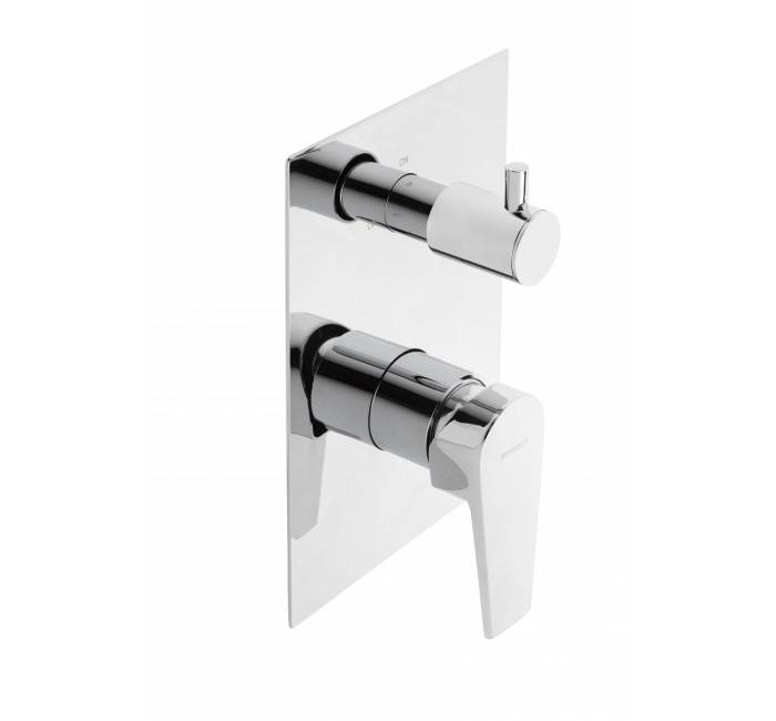 Baterie incastrata 3 pozitii cu divertor ceramic