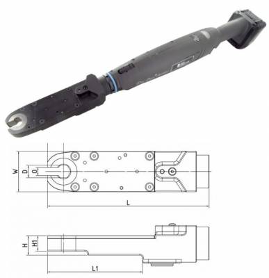 Cheie unghiulara cu cap decalat si baterie SW 14, 18V, 7-13 Nm - shut-off