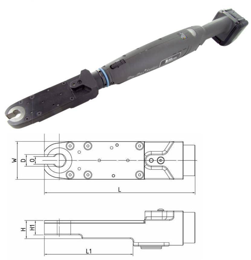 Cheie unghiulara cu cap decalat si baterie SW 14, 18V, 7-13 Nm - shut-off