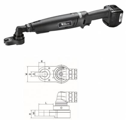 Cheie unghiulara cu cap decalat si baterie SW 19, 18V, 5-12 Nm - shut-off