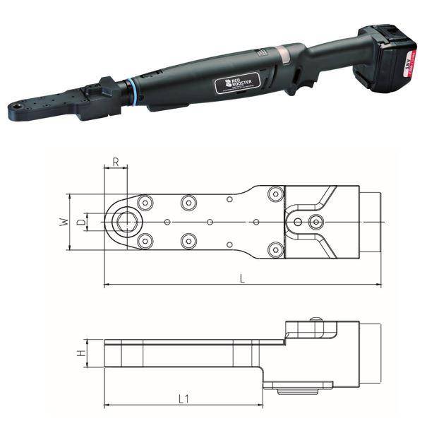 Cheie unghiulara cu cap decalat si baterie SW 12, 18V, 8-17 Nm - shut-off