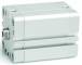 Cilindru compact UNITOP simpla actiune magnetic, tija filet interior - arc frontal
