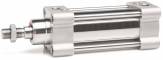 Cilindru inox dubla actiune magnetic cu amortizare, ISO 15552