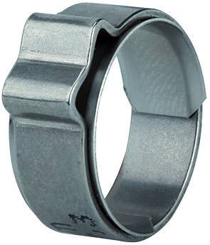 Colier furtun - cu o ureche si inel interior - Inox