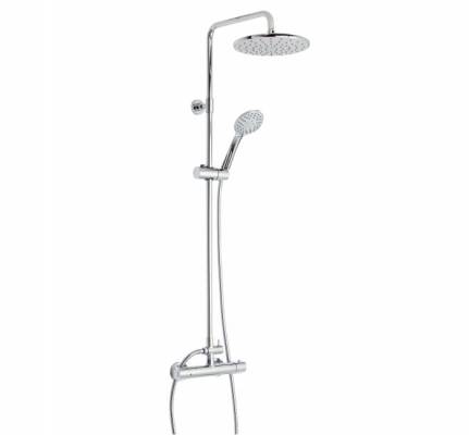 Coloana dus fix cu termostat si kit