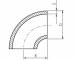 Cot teava tip 3, P235GH-TC1 otel negru, 76,1x5,0mm, fara sudura, EN 10253 Tip A (DIN 2605)