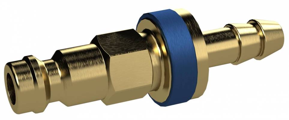 Cupla rapida tata ne-interschimbabila cu Ø int 6 mm, albastru DN 5