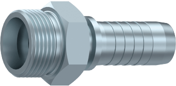 Cupla rotativa dreapta cu filet exterior metric